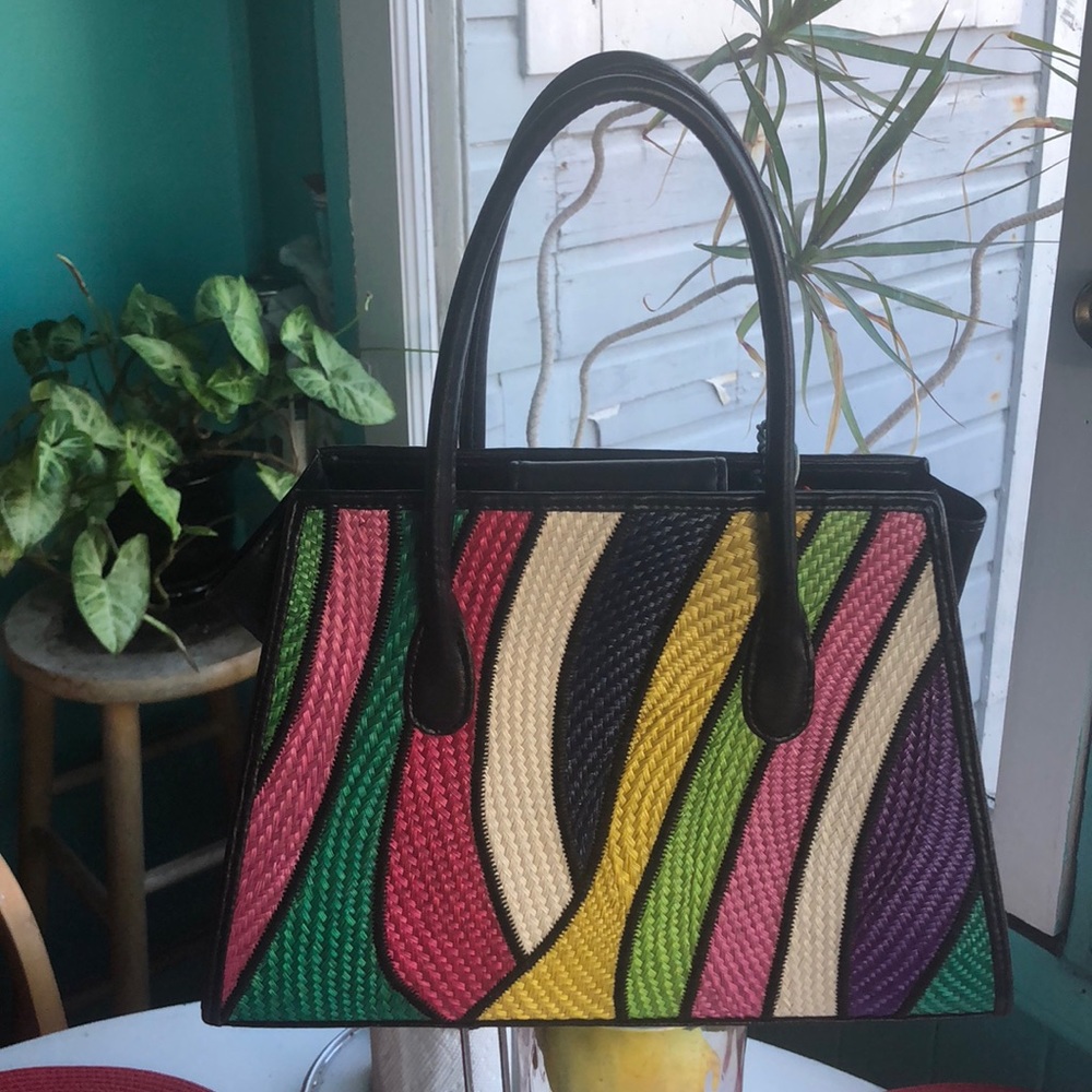 Multi-Colored fashion statement bag 🌹